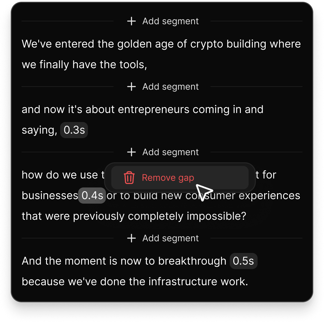 Background noise removal showing before and after audio waveform